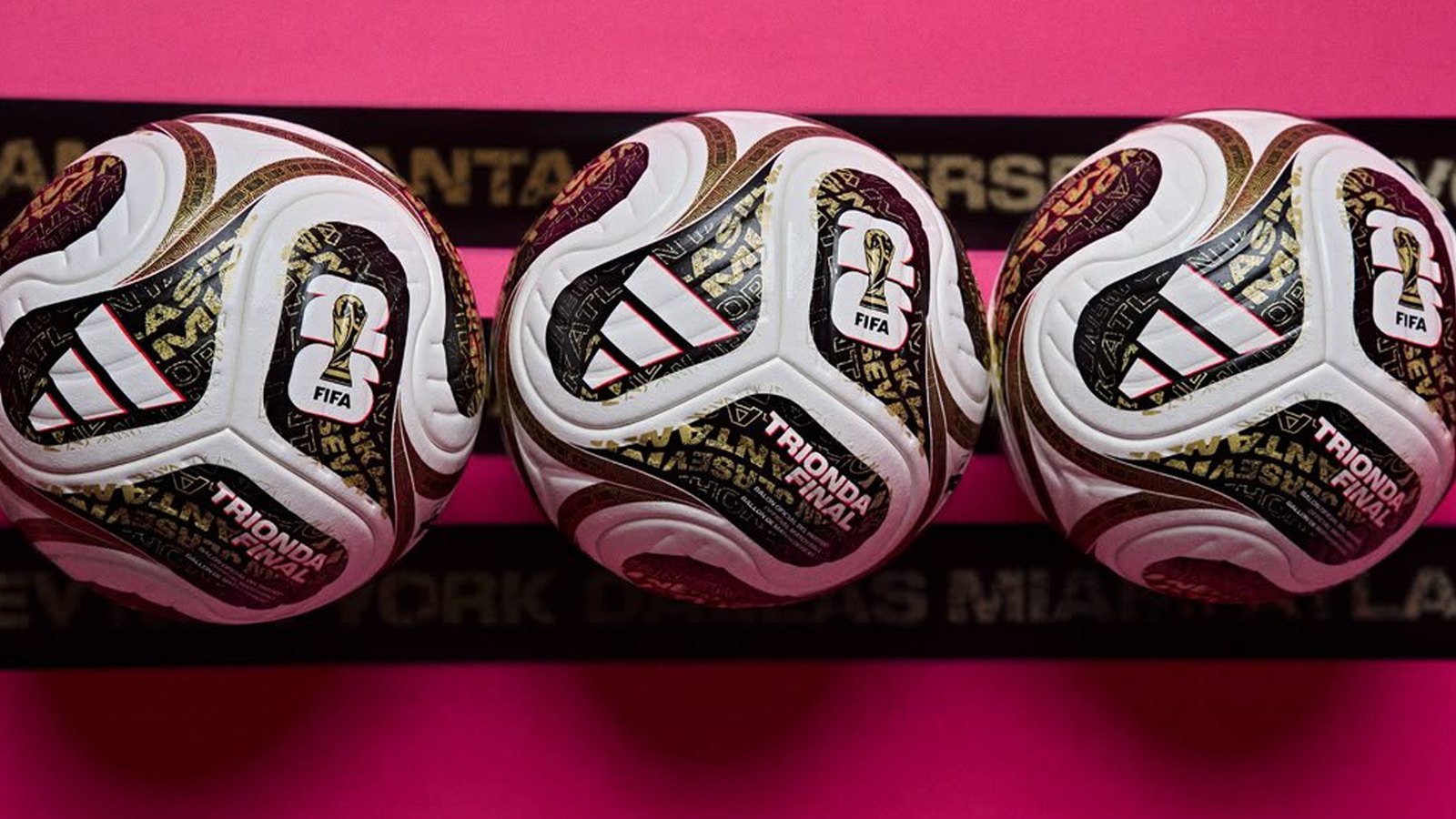 El diseño dorado de la Trionda Final del Mundial 2026