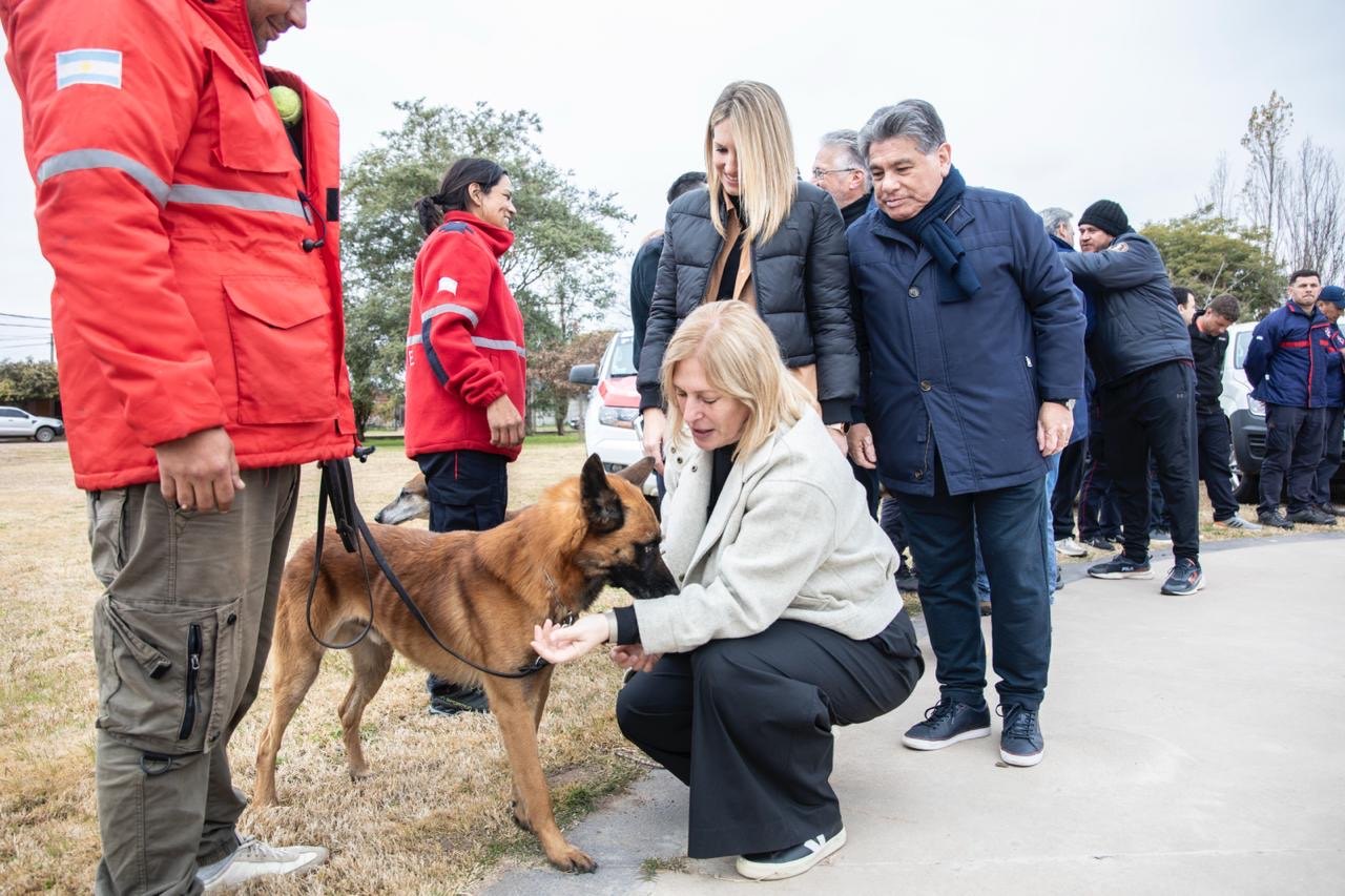 Perro de búsqueda de la brigada USAR de Santa Fe