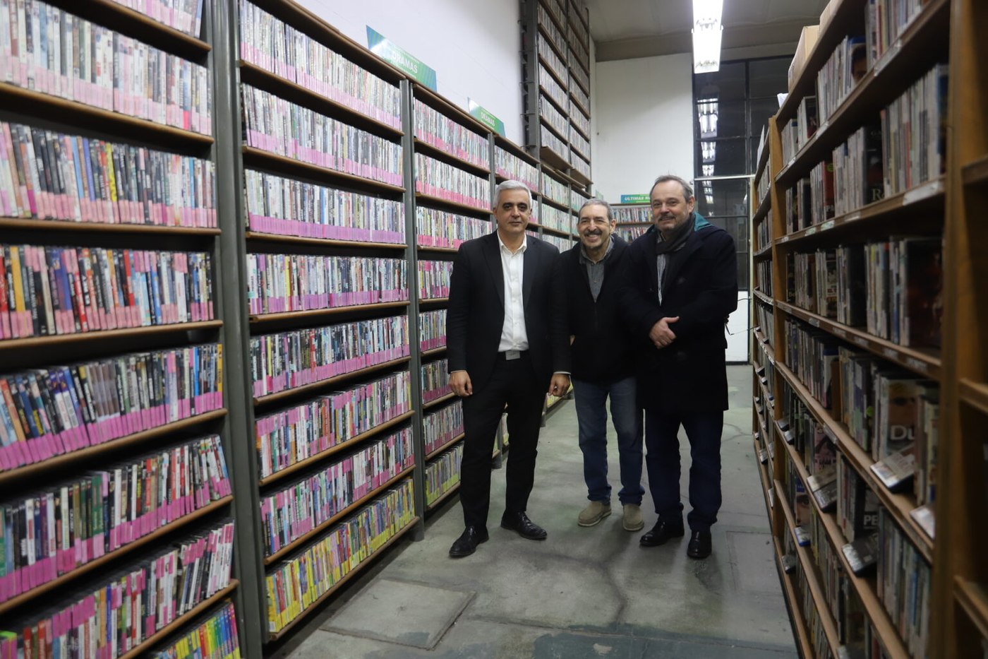 Parte del acervo audiovisual de la Videoteca Rosario